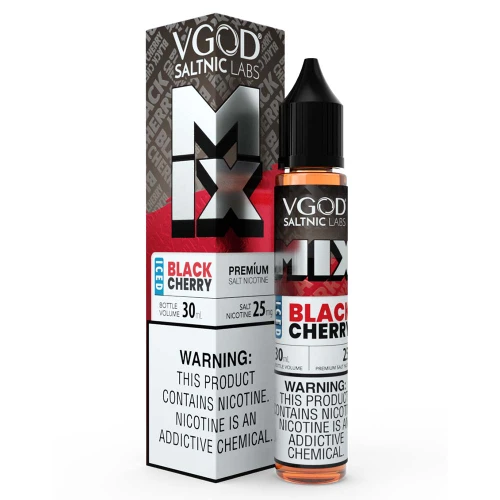 VGOD SaltNic Black Cherry Mix Iced - Buzlu Siyah Kiraz Aromalı Salt Likit 30ML
