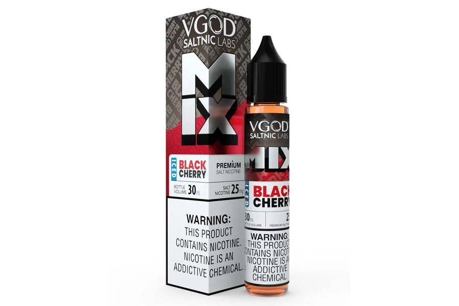 VGOD SaltNic Black Cherry Mix Iced - Buzlu Siyah Kiraz Aromalı Salt Likit 30ML