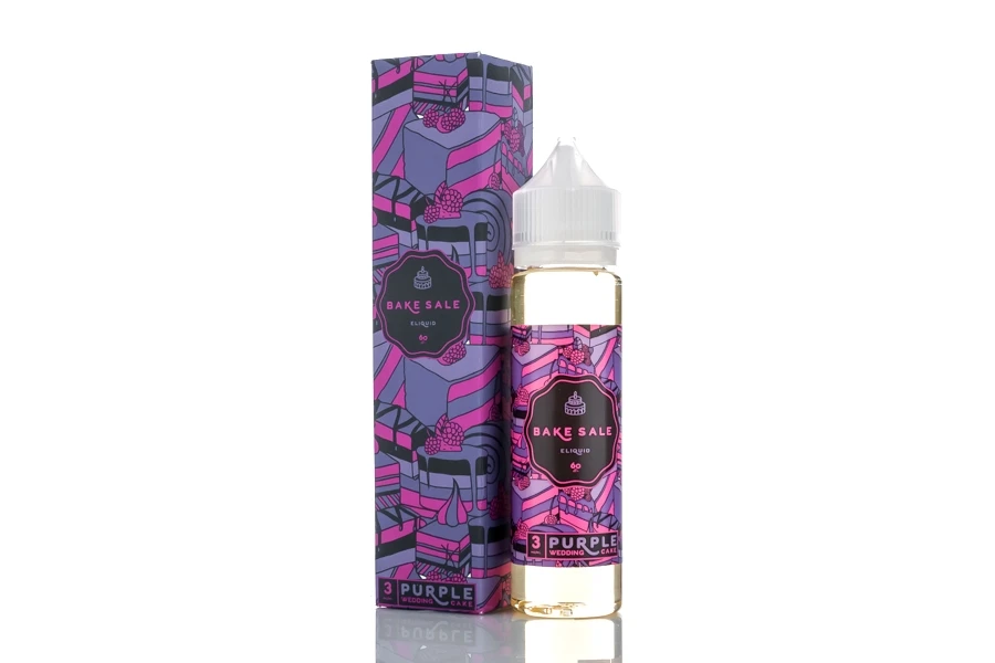 Charlie s Chalk Dust - Bake Sale - Purple Wedding Cake - Premium Elektronik Sigara Likiti (60 ML)