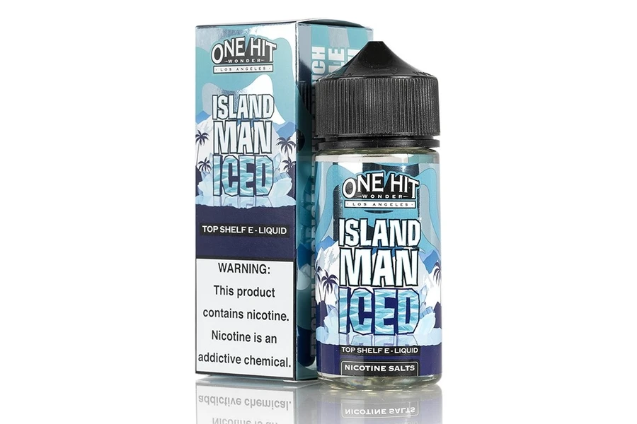 One Hit Wonder Island Man ICED Premium Likit (Karışık Tropikal Meyve - Mentol)