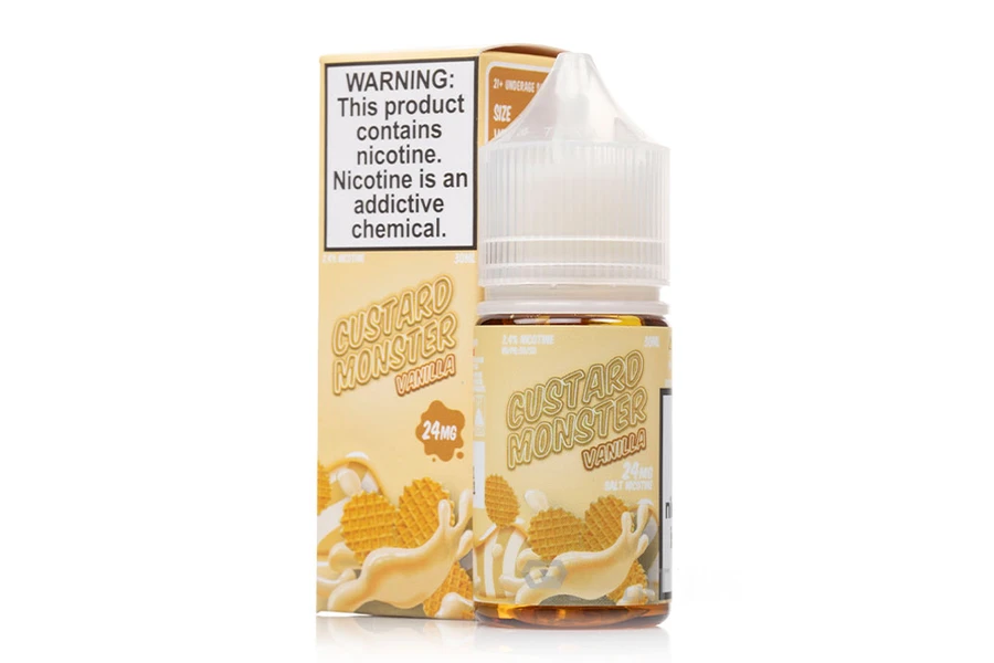 Jam Monster - Custard Monster Vanilla Salt 30ML (Vanilya Muhallebi)