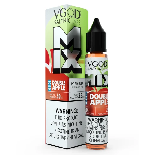 VGOD SaltNic Double Apple Mix Iced 30ML - Buzlu Çift Elma Karışımı