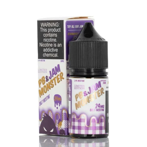 Jam Monster & PB - Grape Salt 30ML (Üzüm Fıstık Ezmesi)