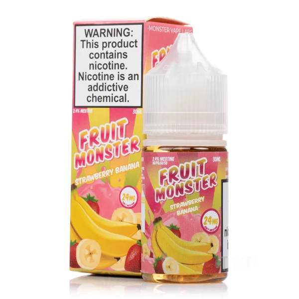 Jam Monster - Fruit Monster Strawberry Banana Salt 30ML (Çilek Muz)