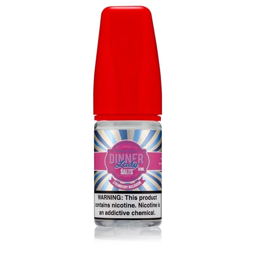 Dinner Lady - Strawberry Macaroon Salt Likit (30ML)