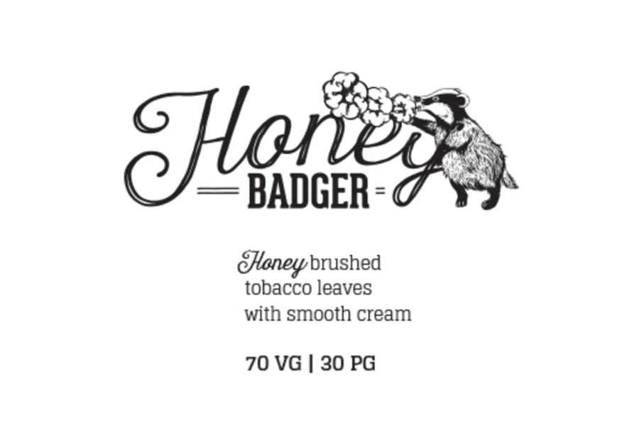Charlie s Chalk Dust - Honey Badger Premium Elektronik Sigara Likiti (30 ML)