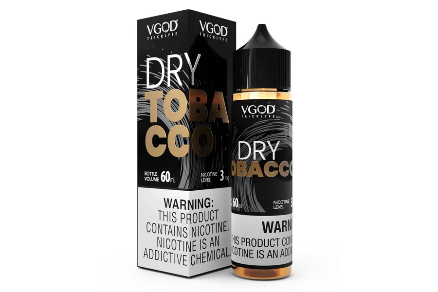 VGOD Dry Tobacco Premium Likit - Saf ve Kuru Tütün Aromalı 60ML