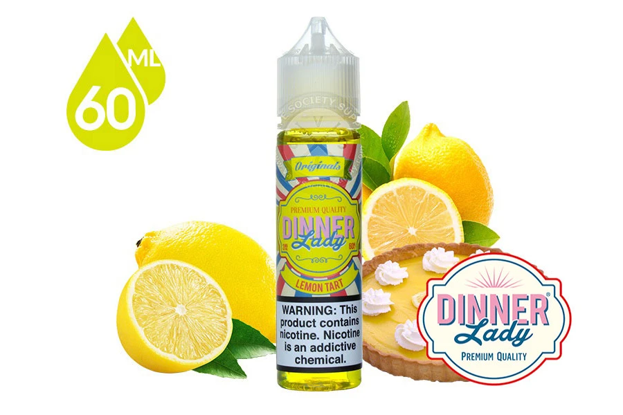Dinner Lady - Lemon Tart Premium Elektronik Sigara Likiti (60 ML)