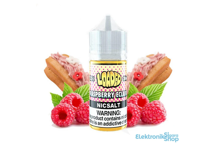 LOADED - Raspberry Eclair Salt Likit (30ML)