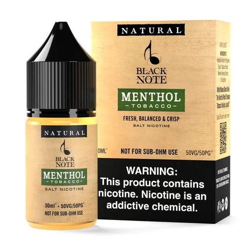Black Note - Menthol Tobacco Salt 30ML