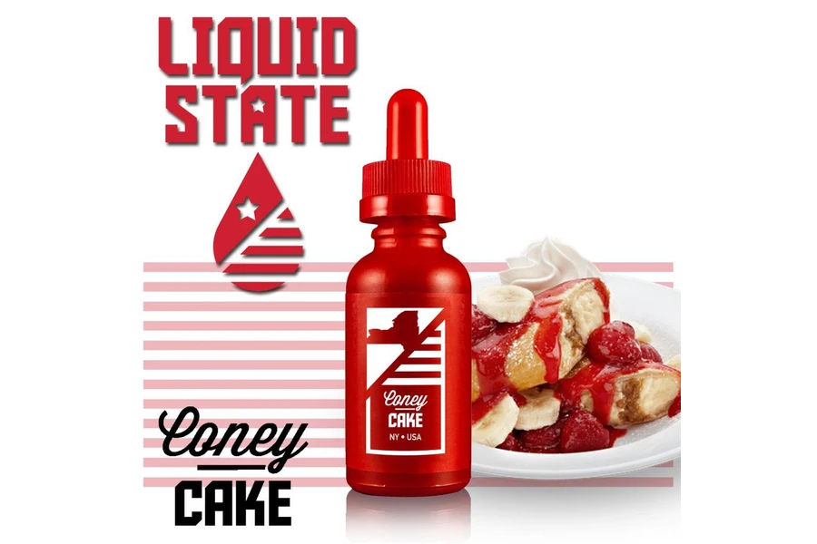 Liquid State - Coney Cake Premium Elektronik Sigara Likiti (60 ml)