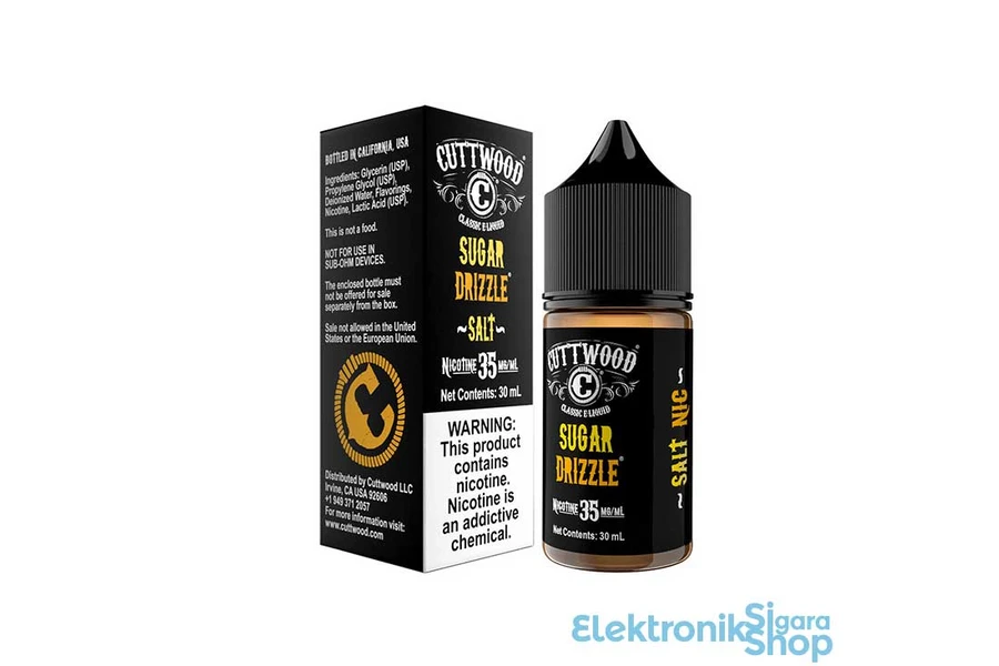CuttWood - Sugar Drizzle Salt Likit (30ML)
