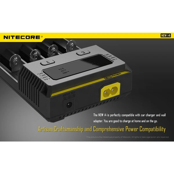 Nitecore Intellicharger New i4 Li-ion 18650 Pil Şarj Cihazı