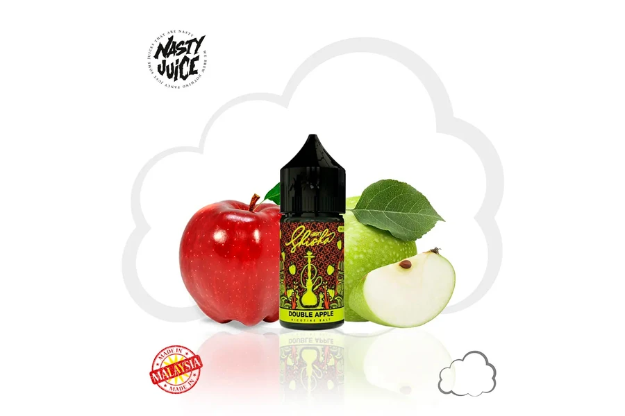 Nasty Salt - Double Apple (30mL) Shisha Series
