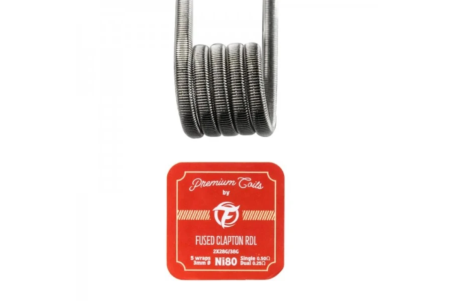 Fumytech 10 Adet Fused Clapton Ni80 Hazır Coil - 0.50 ohm RDL/MTL