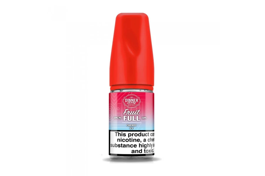 Dinner Lady - Cherry ICE Salt Likit (30ML) Kiraz Mentol