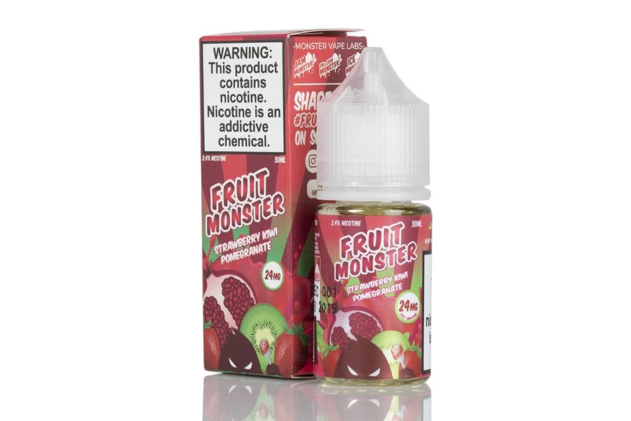 Jam Monster - Fruit Monster Strawberry Kiwi Pomegranate Salt 30ML (Çilek Kivi Nar)