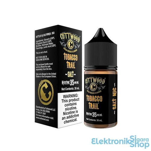 CuttWood - Tobacco Trail Salt Likit (Bal/ Tütün) (30ML)