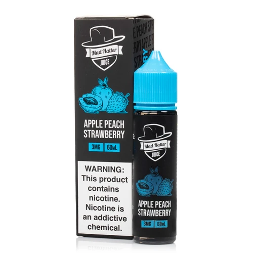 Mad Hatter Juice - Apple Peach Strawberry (60mL)