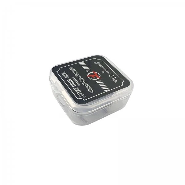 Fumytech 10'lu Paket Ni80 Quad Core Fused Clapton Hazır Tel - 0.20 ohm DL