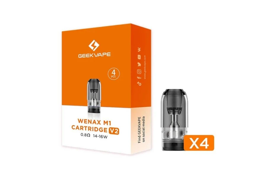 GeekVape WENAX M1 V2 Yedek Pod Kartuş (4 Adet)
