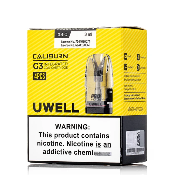 Uwell Caliburn G3 Pod Kartuş (4 Adet)