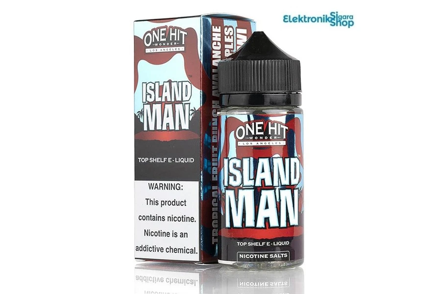 One Hit Wonder Island Man Premium Elektronik Sigara Likiti (100ml)