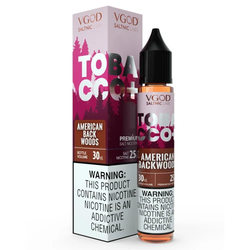 VGOD SaltNic American Backwoods Tobacco - Amerikan Tütünü Aromalı Salt Likit 30ML