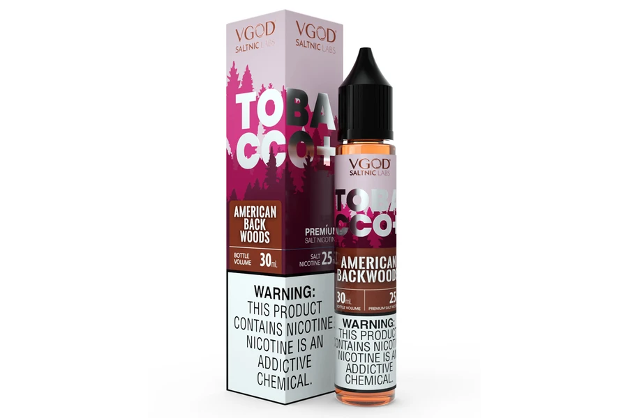 VGOD SaltNic American Backwoods Tobacco - Amerikan Tütünü Aromalı Salt Likit 30ML