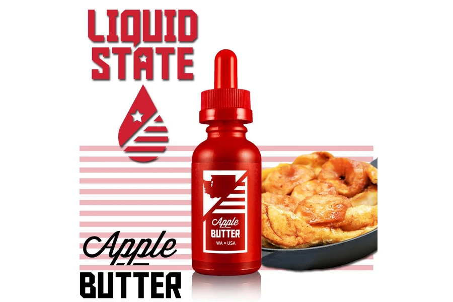 Liquid State - Apple Butter Premium Elektronik Sigara Likiti (60 ml)
