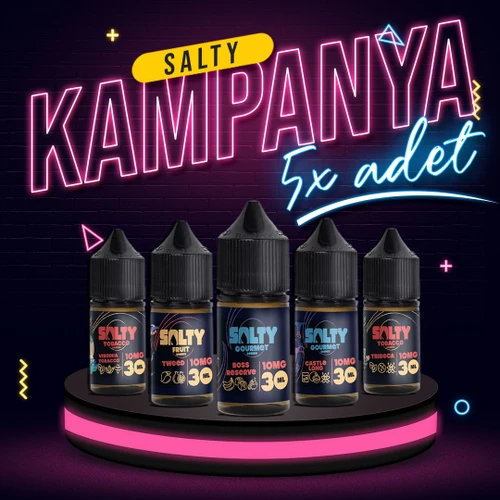 5 Adet Salty 30ML Salt Likit Kampanyası