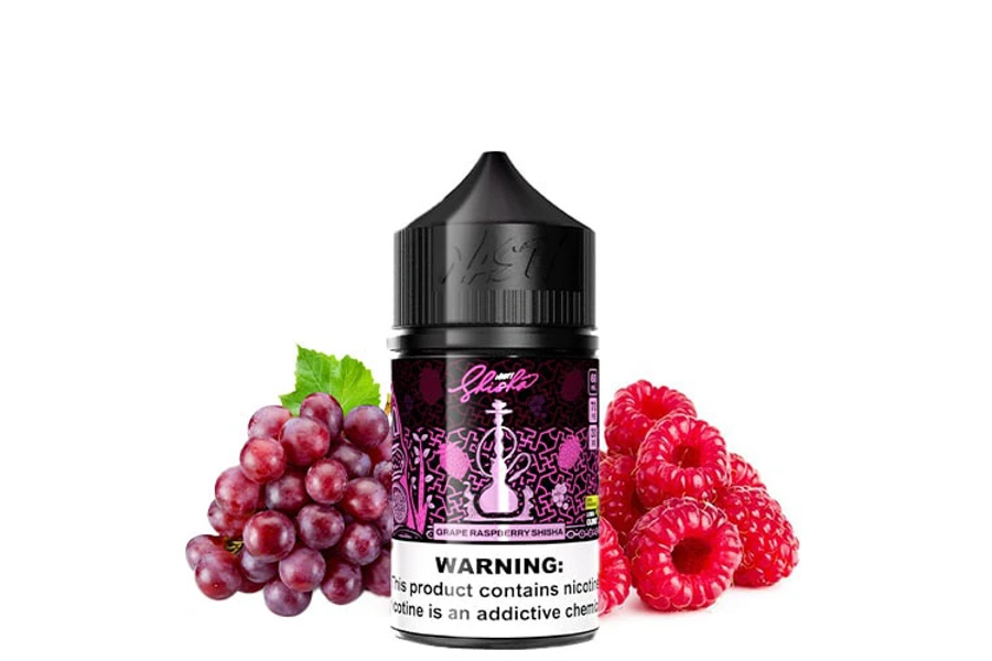 Nasty Juice Shisha Series - Grape Raspberry Premium Likit (60ML)