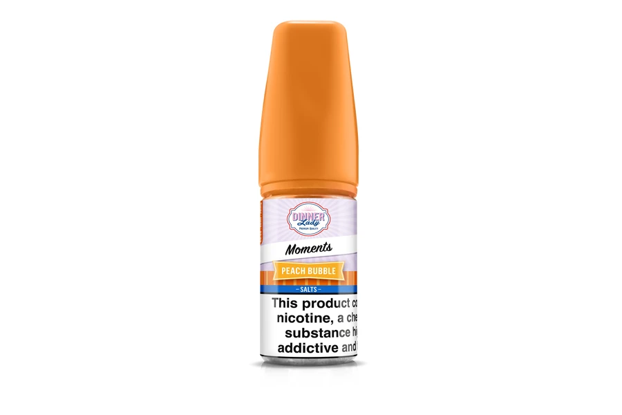 Dinner Lady - Peach Bubble Salt Likit (30ML)