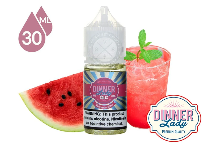 Dinner Lady - Watermelon Slices Salt Likit (30ML)