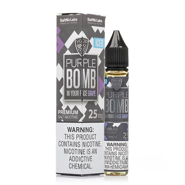 VGOD SaltNic - Purple Bomb ICED (30ML)