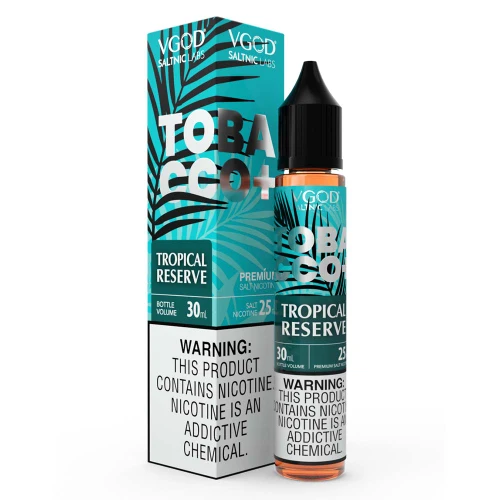 VGOD SaltNic Tropical Reserve Tobacco - Tropikal Meyve ve Tütün Aromalı Salt Likit 30ML