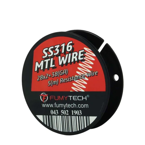 Fumytech SS316 MTL Fused Clapton Tel -Paslanmaz Çelik 5 Metre