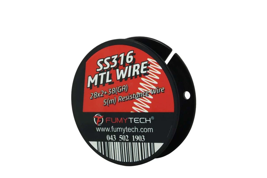 Fumytech SS316 MTL Fused Clapton Tel -Paslanmaz Çelik 5 Metre