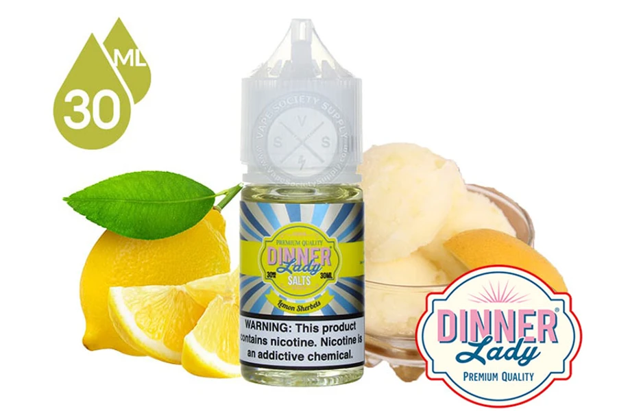 Dinner Lady - Lemon Sherbets Salt Likit (30ML)