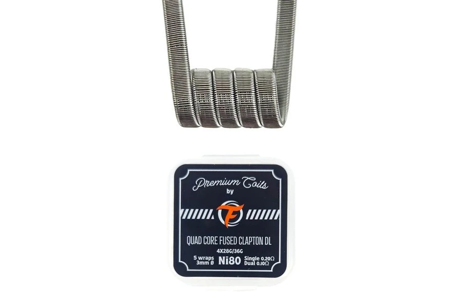 Fumytech 10'lu Paket Ni80 Quad Core Fused Clapton Hazır Tel - 0.20 ohm DL