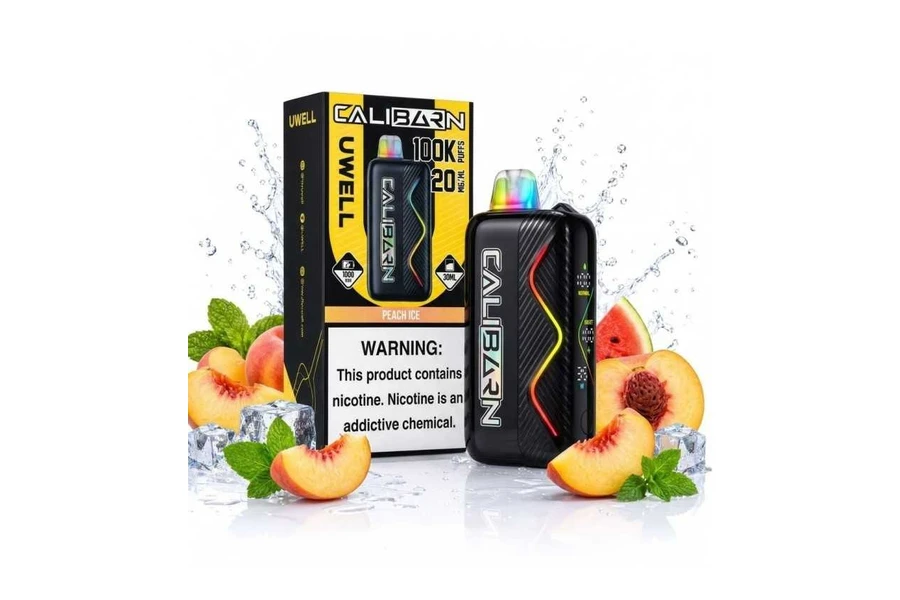 UWELL Caliburn Bar 100K - Peach Ice