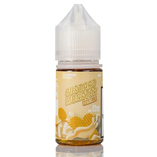 Jam Monster - Custard Monster Vanilla Salt 30ML (Vanilya Muhallebi)