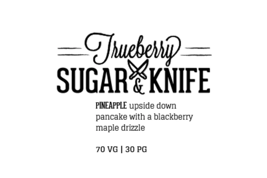 Charlie s Chalk Dust - TrueBerry Sugar and Knife Premium Elektronik Sigara Likiti (30 ML)