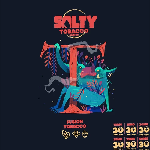 Salty - Fusion Tobacco (Tütün/ Amerikan Tütünü/ Fındık) (30ML)