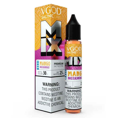 VGOD SaltNic Mango Passionfruit Mix Iced 30ML - Buzlu Tropikal Meyve Karışımı