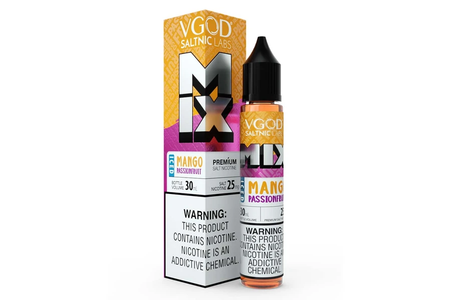 VGOD SaltNic Mango Passionfruit Mix Iced 30ML - Buzlu Tropikal Meyve Karışımı